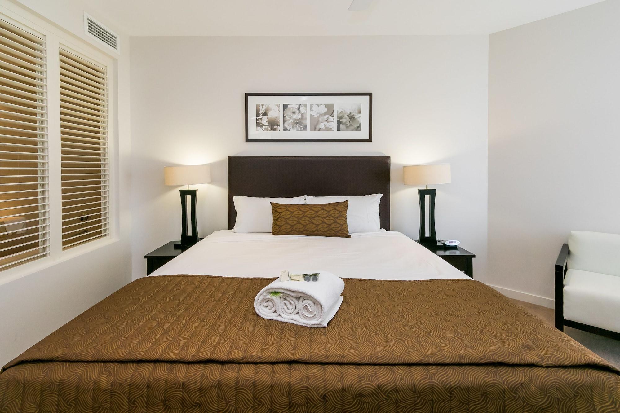 ハービー・ベイ グランド メルキュール アレグラ ハービー ベイアパートホテル エクステリア 写真 A bedroom at the hotel